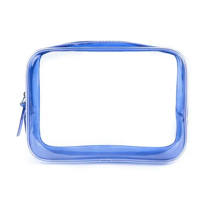 2019 Новый 3-pieces Набор сумка путешествия прозрачный, ПВХ макияж косметических туалетных принадлежностей сумки на молнии LBY2019