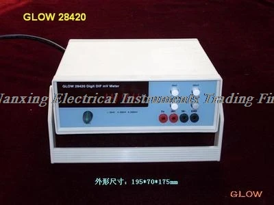 

Fast arrival GLOW28420 4 1/2 Digit differential signal tester digital millivolt meter 20mV/200mV/2000mV