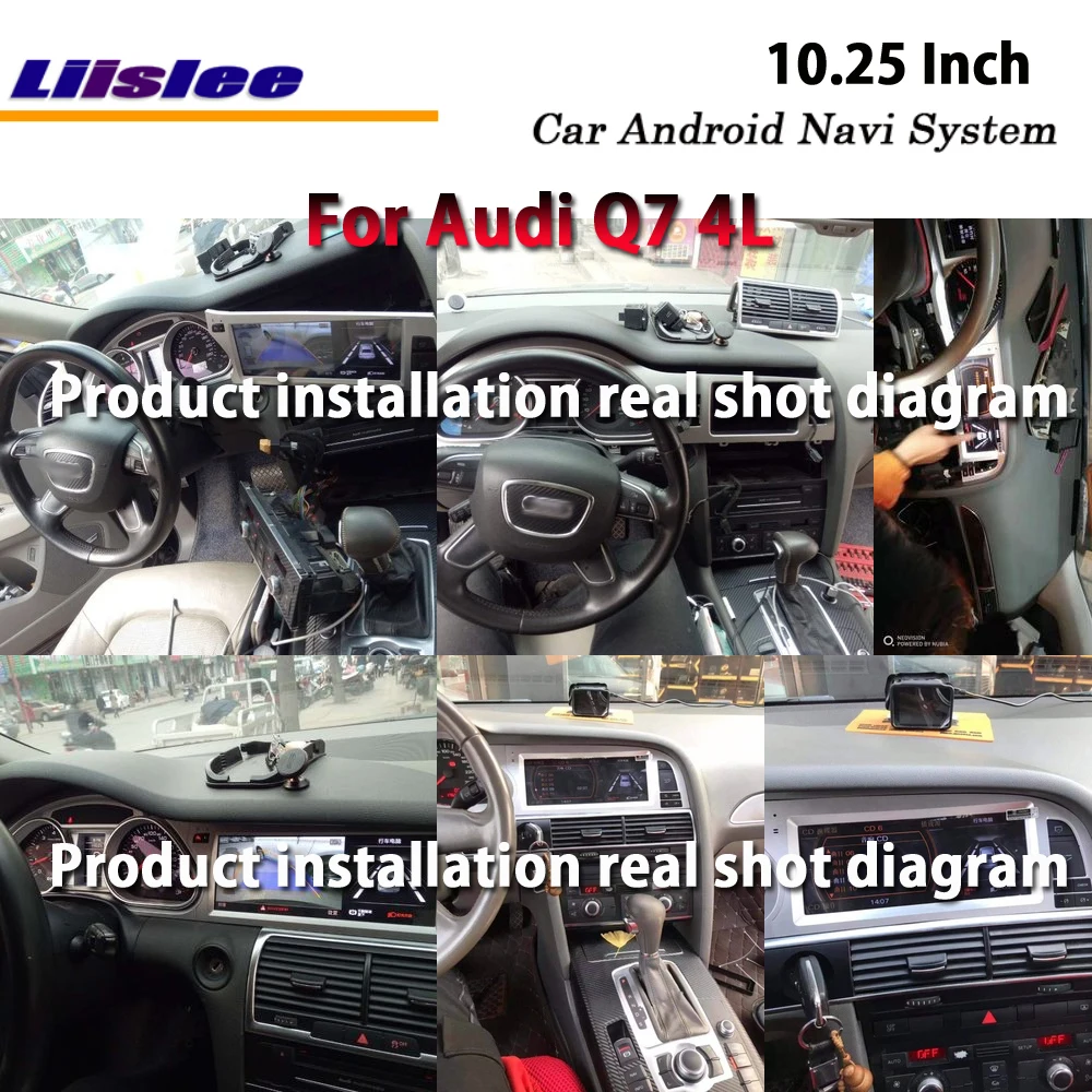 Perfect Liislee Car Android 2G RAM 32ROM For Audi Q7 4L 2007~2015 Original style Radio Carplay GPS Navi Map Navigation System Multimedia 5