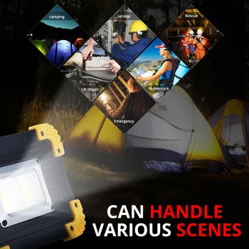 100W Rechargeable LED Portable Spotlight  5