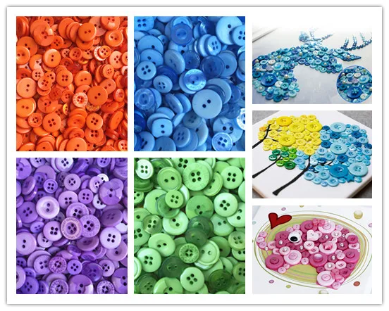 New Mixed Green Buttons Assorted Sizes Sewing Crafts Card Making Embellishments
