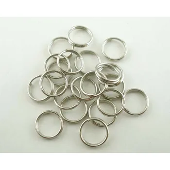 

8-mm Double loop jump ring jewelry making spacer connectors beads crafts claps Hooks Charms Decorations metal wire manualidades