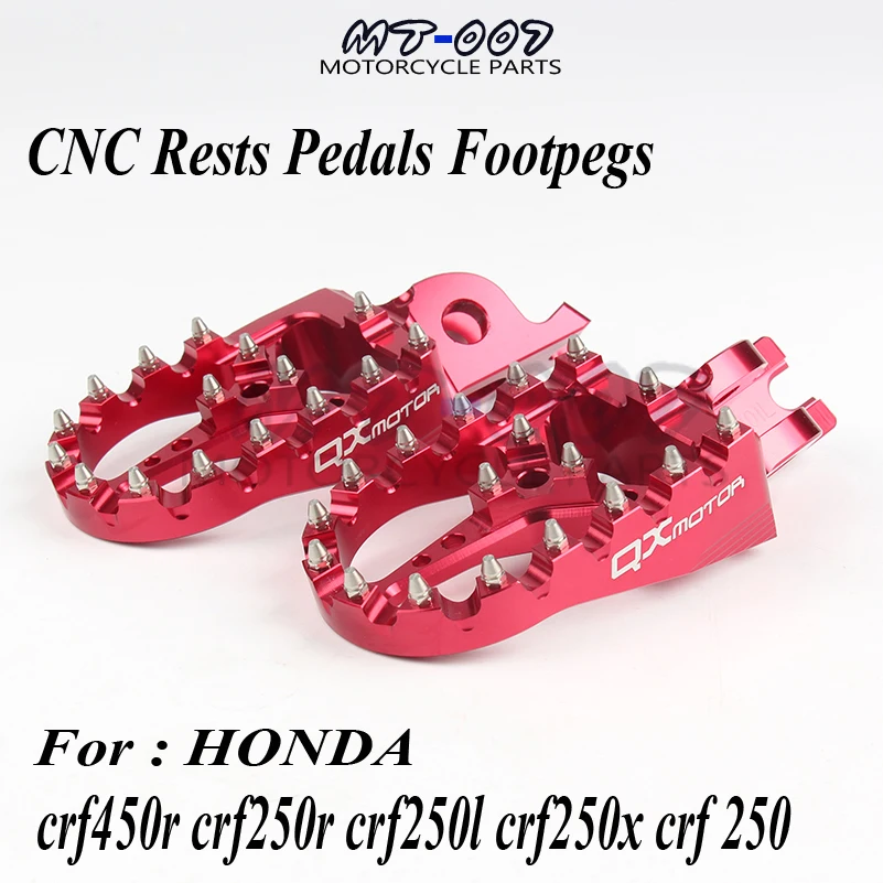 ЧПУ Заготовка MX подножки подставки педали для Honda crf450r crf250r crf250l crf250x crf 250 детали