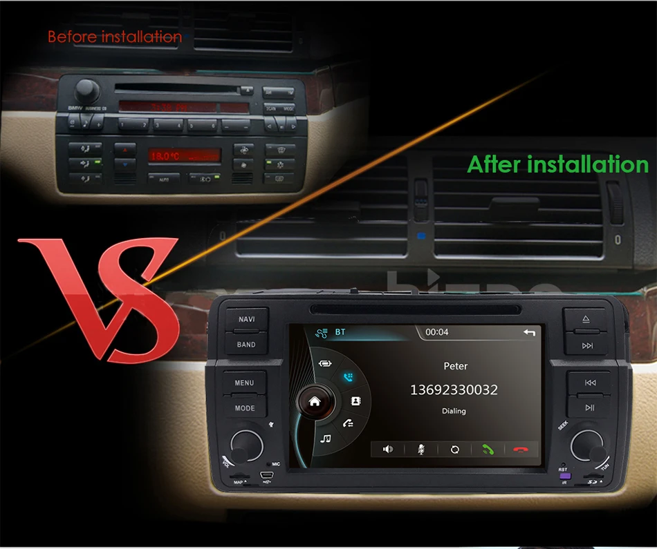 Clearance Car multimedia player HD 7" Car DVD Player GPS Stereo Radio Head Unit For BMW 3 E46 M3 Rover75 MG ZT BT SWC Canbus Camera 8G Map 2