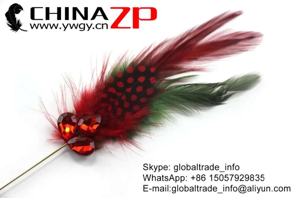Handmade Feathers Brooch Pin  (48)