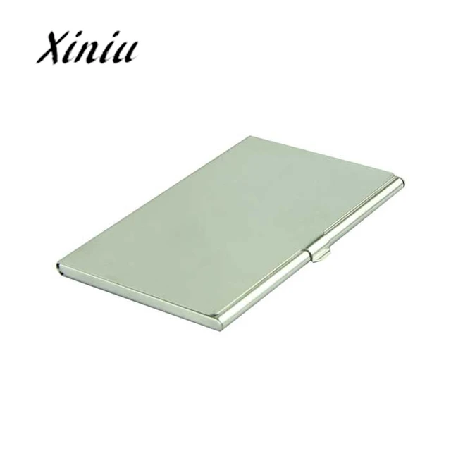 business id credit card holder for women men voberry silver business card holder flip style - Silver Business Card Holder business id credit card holder for women men voberry silver business card holder flip style - Silver Business Card Holder