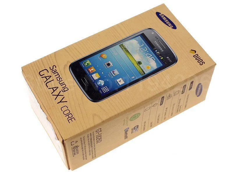 I8262 разблокированный samsung Galaxy Core I8262 gt-i8262D I8260 gps 4,3 ''5MP 8GB rom 3g Bluetooth Сенсорный экран WIFI смартфон