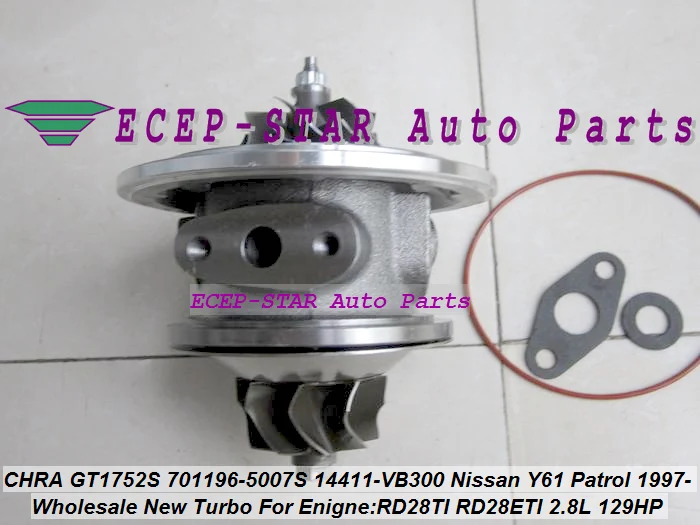 Turbo Cartridge CHRA GT1752S 701196 14411-VB300 701196-5007S 701196-0002 For NISSAN Y61 Patrol (2)