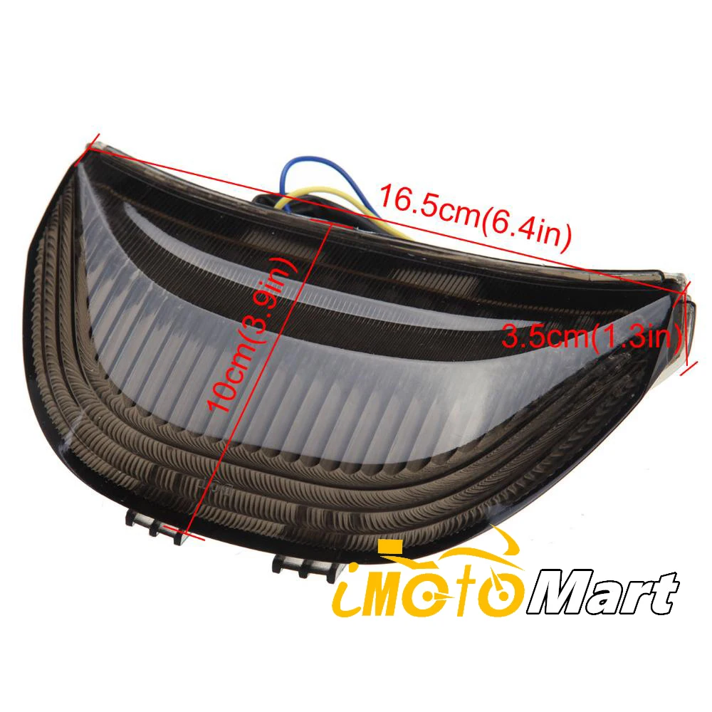Мотоцикл Интегрированный Светодиодный указатель поворота Хвост светильник для CBR 600 RR Honda CBR600RR 2003 2004 2005 2006 CBR1000RR 2004-2007 дыма