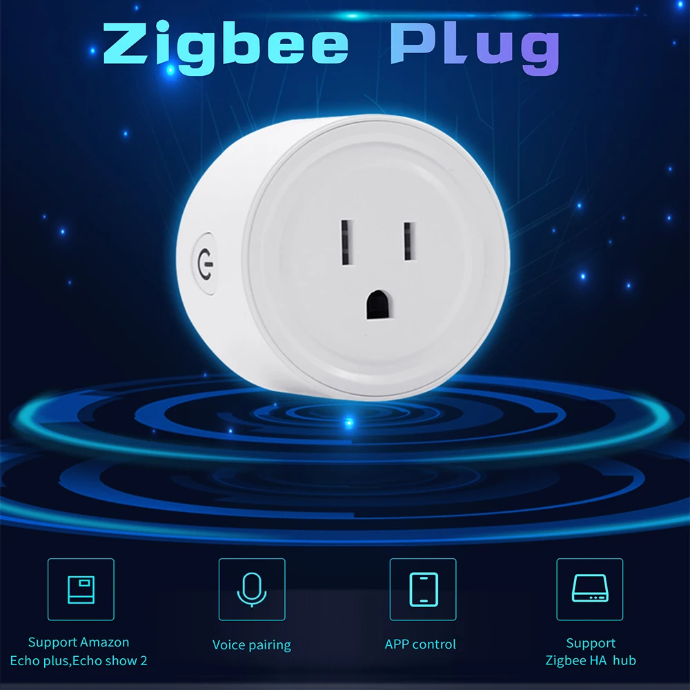 

Ewelink ZigBee Smart Socket WiFi APP Voice Wireless Control Switch US Timer Plug For Samsung SmartThings Alexa Echo 1/2/3/5pcs