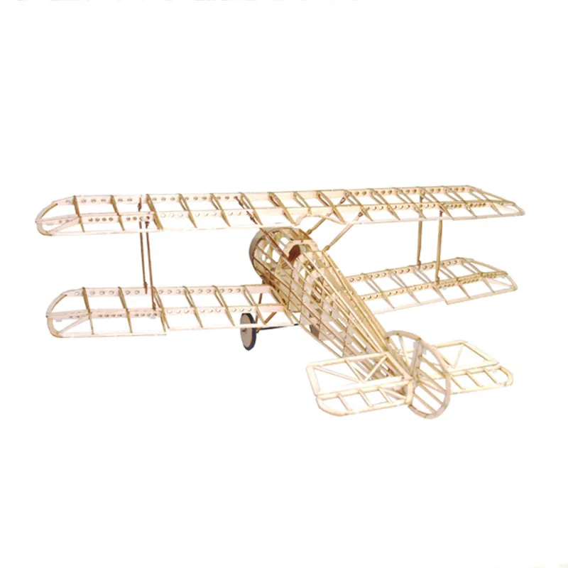 Мини Camel Fighter 380 мм размах крыльев Balsa деревянная лазерная резка RC Самолет набор