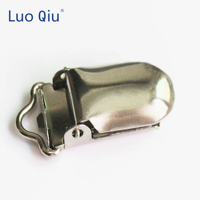 Luo Qiu (50 шт./лот) 10 мм Металлические Серебряные Зажимы для одежды с пластиковыми