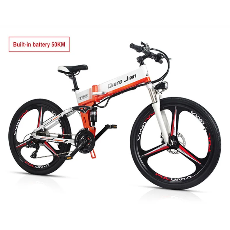 Cheap Accepted Electric Brake Hydraulic Bike Mountain Bike Electric 48v350w 10.4ah + 18ah De La Battery Of Litio Ebike Inside Li Batt 4