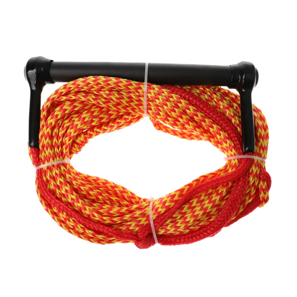 Professional Water Ski Wakeboard Kneeboard Tow Rope Line Cord with Handle for Camping Hiking Wakeboarding Boating Kayak Diving