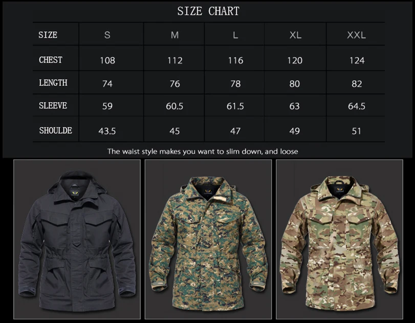 S. ARCHON осень зима Водонепроницаемая тактическая Полевая куртка мужская ветровка с капюшоном армейская куртка пилот одежда военная куртка верхняя одежда