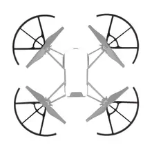 4 pcs/Kit Tampa de Proteção Protetor Guardas Hélice Blades Prop para DJI TELLO Hélice Zangão Quadcopter Avião Peças De Reposição