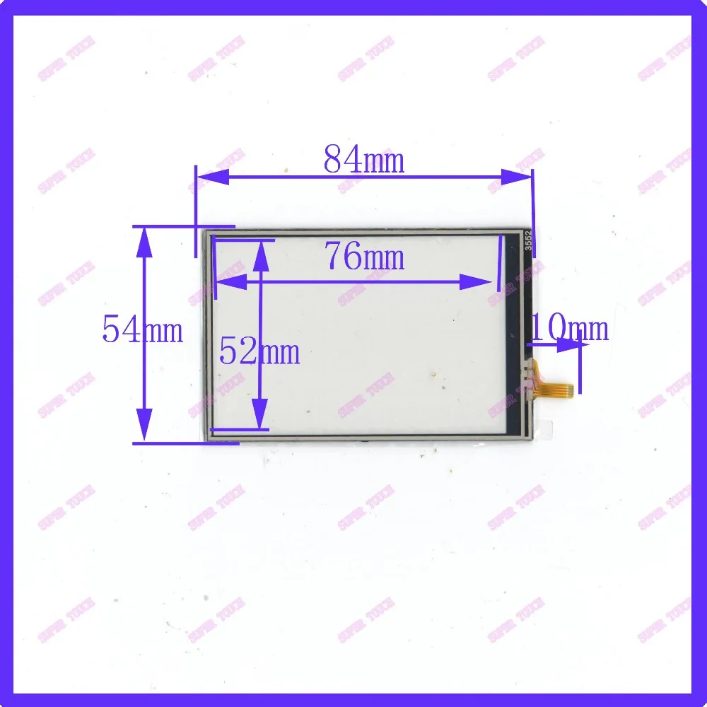 ZhiYuSun 2 шт./лот 3 5 дюймов 84*54 4-проводной сенсорный экран 3552 для gps стеклянной