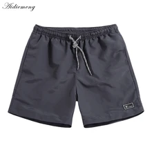 Мужские шорты s повседневные мужские дышащие шорты быстросохнущие бермуды однотонные Полиэстеровые Мужские Короткая длина до колена Homme бордшорты K78