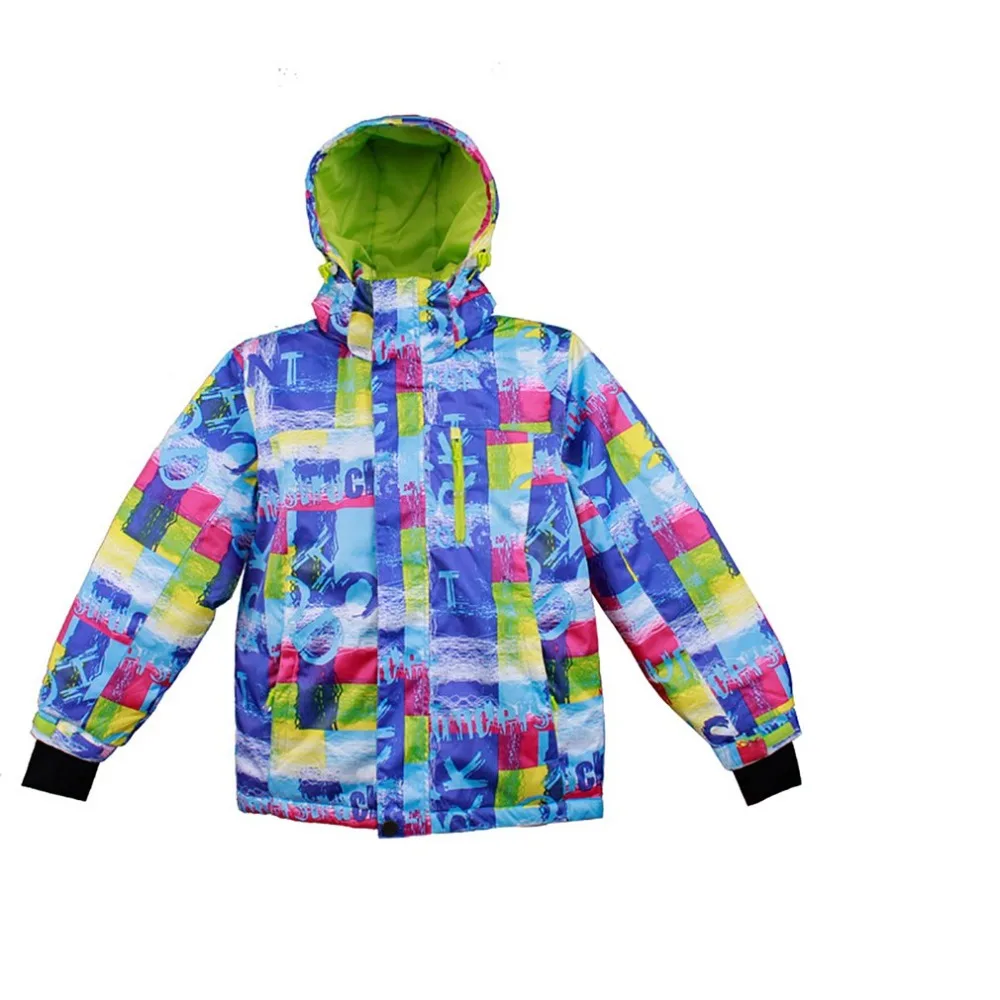 

2018 New Children's Ski Jacket Snow Insulated Suit Windproof Waterproof Snowsuits With Pants Fashion Ski Suit