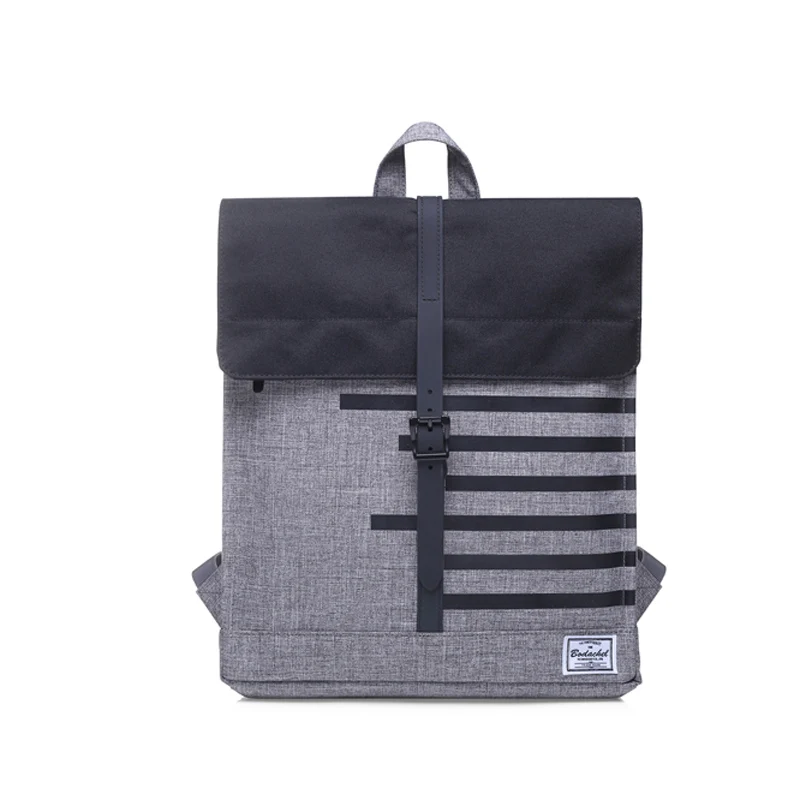Новое поступление брендовый bodachel унисекс молодежный рюкзак для ноутбука высокого качества Женская Мужская сумка на плечо дорожная школьная сумка - Цвет: Черный