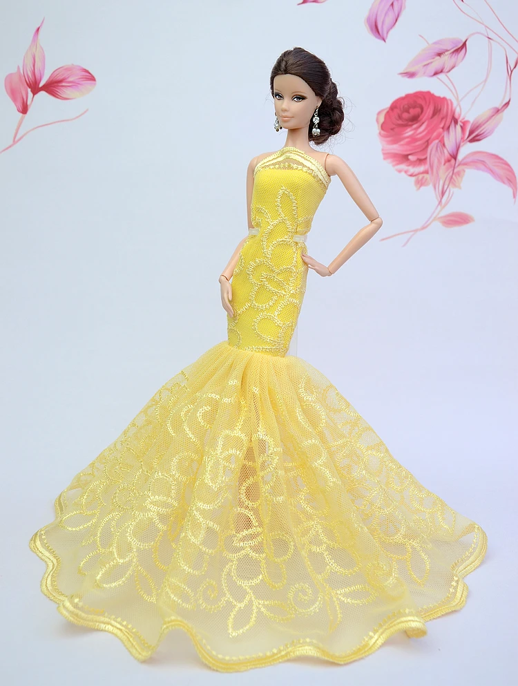 10 Styles for choose Handmade Gifts For Girls Slim Evening Suit Wedding Fishtail skirt Dress Clothes