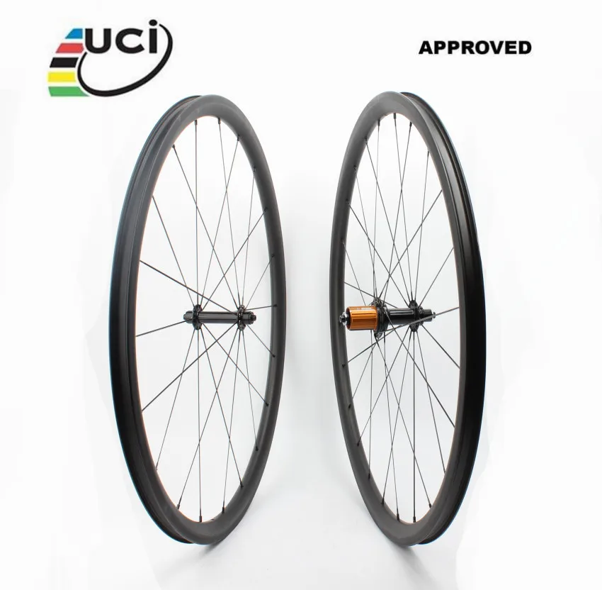 Tubeless Farsports FSC30-CM-23 ED hub ultralight China bike carbon road wheel,30mm deep 23 wide bicycle clincher rim wheelset