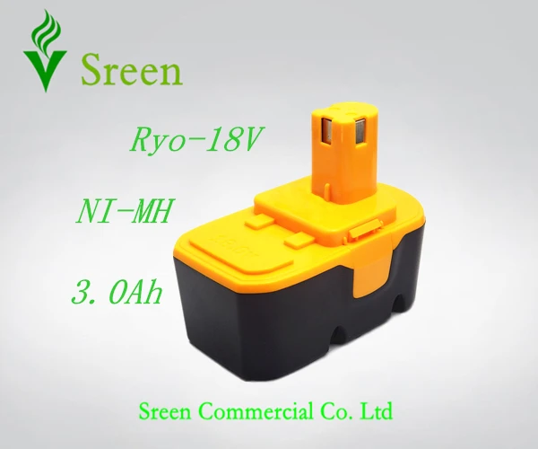 

New 18V NI-MH 3.0Ah Replacement Power Tool Battery for Ryobi 130255004 ABP1801 BPP1820 BPP-1815 BPP-1817 Cordless Electronic
