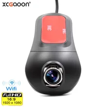 XCGaoon A8 1080P hd Wi Fi dvr регистратор цифрового видео регистраторы тире камера Ночь Версия Новатэк 96655 поворот 60 градусов