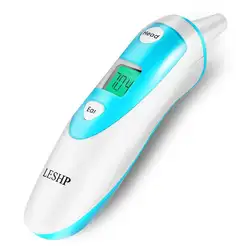 LESHP ABS двойной режим цифровой инфракрасный термометр с ЖК-подсветкой зуммер удобный эргономичный для облегчения работы