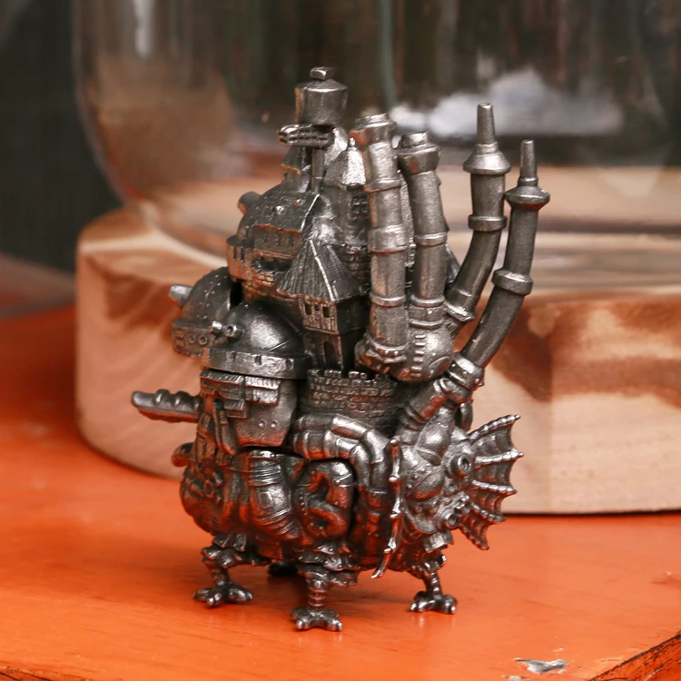 Крутая Хаяо Миядзаки аниме Howl's Moving замок 3D металлическая модель Ограниченная серия украшения куклы игры Детские игрушки подарок