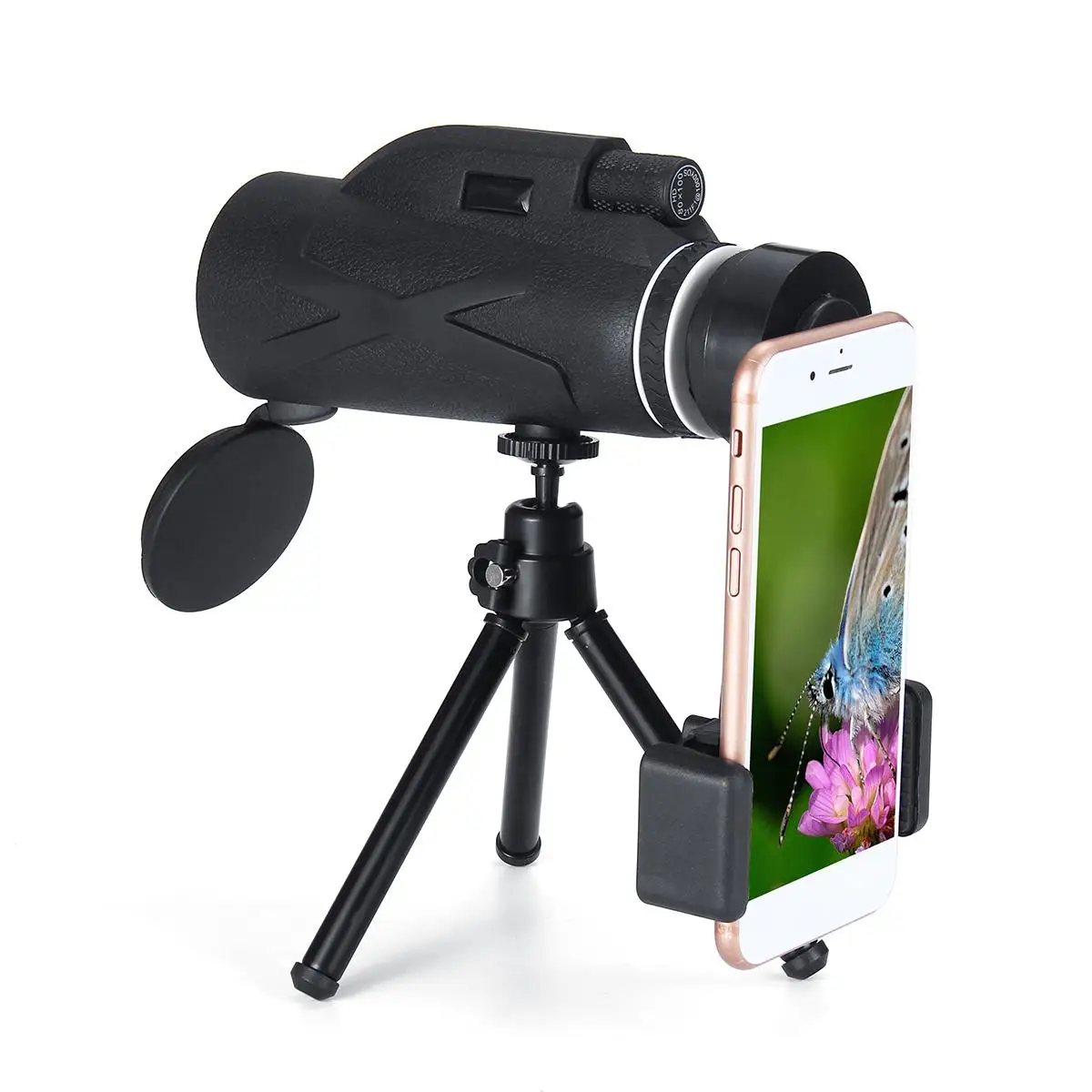  80x100 Magnification Portable Monocular Telescope Binoculars Zoom Great Handheld Telescope Military