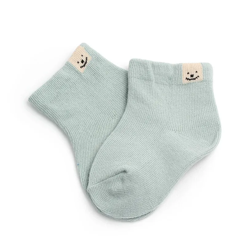 1 пара, весна-осень, новые хлопковые модные милые носки унисекс для новорожденных, свежий конфетный цвет, детские носки