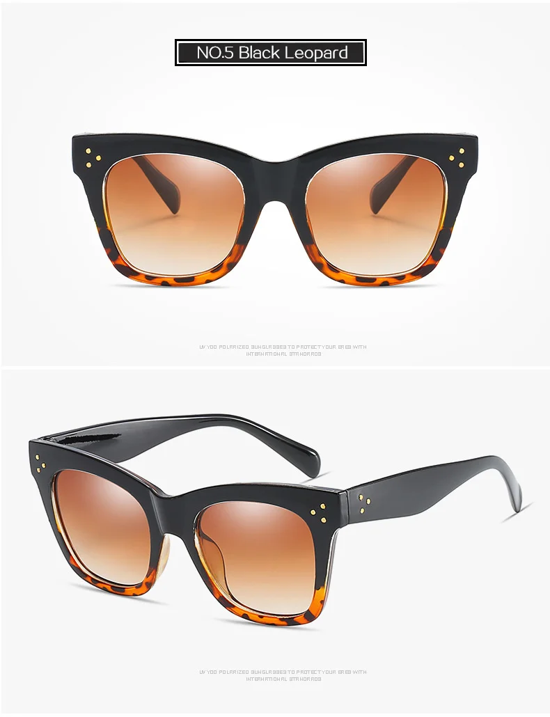 Oulylan винтажные негабаритные Солнцезащитные очки женские Ретро градиентные солнцезащитные очки женские большие оправы Солнцезащитные очки женские UV400