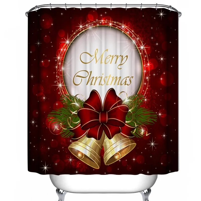 christmas shower curtains  (58)_