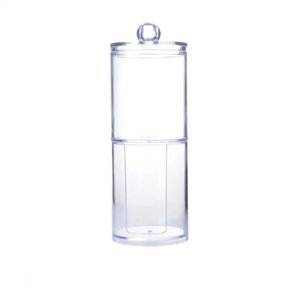  Acrylic Multifunctional Round Qtip Container Cosmetic Makeup Cotton Pad Organizer Jewelry Storage B