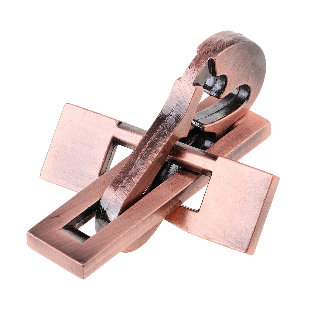 2x Classic Lock Puzzles Brain Teaser Kids Mind Game Toy IQ Test Magic Tricks