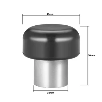

Uxcell Silver Tone Door Stopper Stop Bumper Wall Protector Sound Dampening Wall Mount 40mm 50mm Long