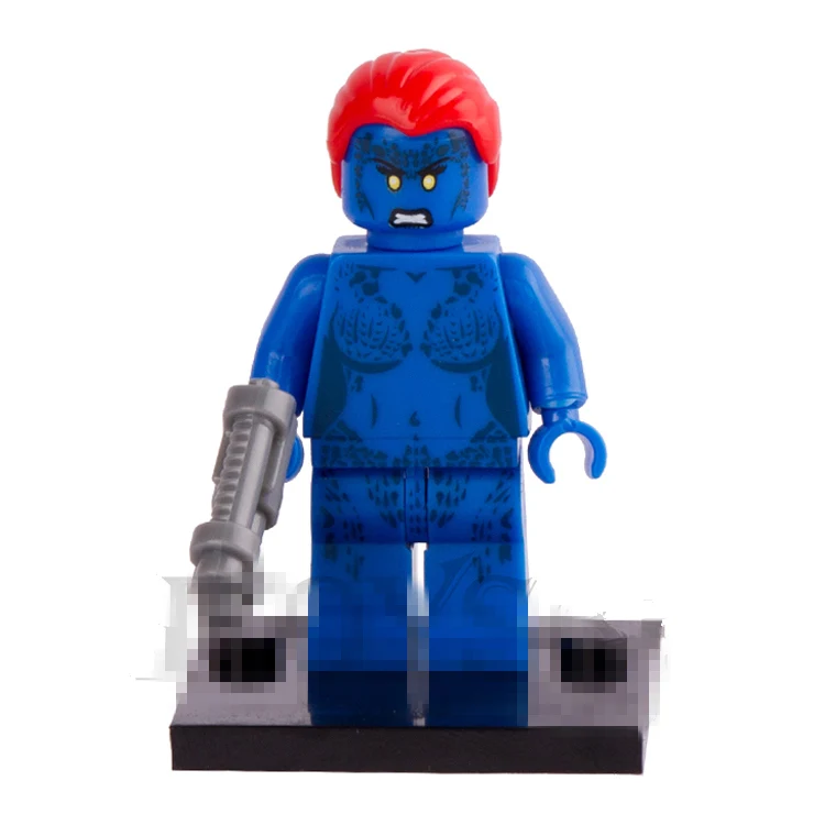 Goedkoop SingleSale X Men Apocalypse Mystique Super Heroes De Avengers DIY Monteren Model Bouwstenen minifig Kinderen Speelgoed Geschenken