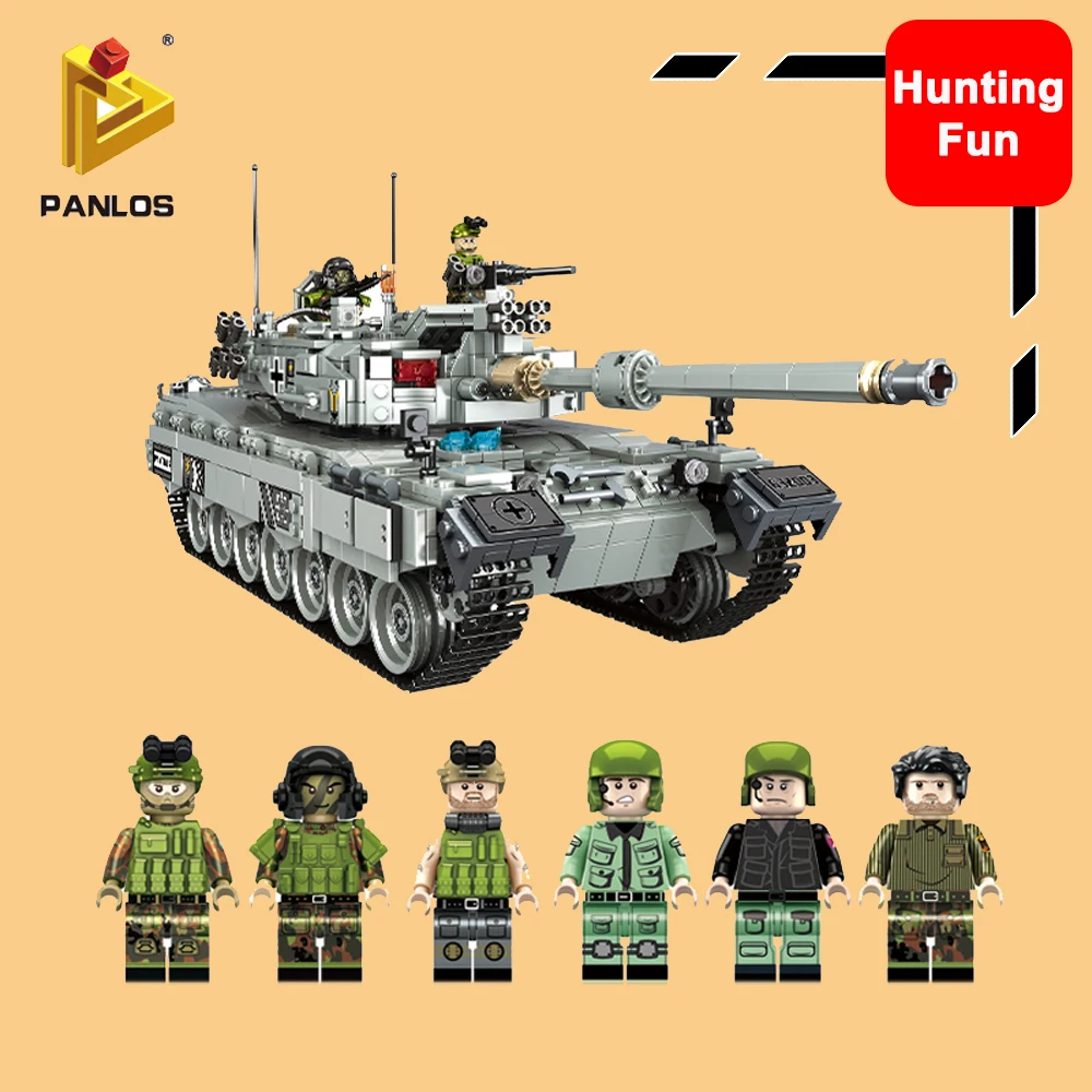 

2311 PCS 632003 Century Military Theme War Machine German Leopard 2 Main Battle Tank Model Building Bricks Toys Kids Compatible