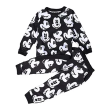 Boys Girls Children clothing suit Sweatshirts Mickey Clothing Set Cartoon Printing fashion Cotton Sweatshirts set boys