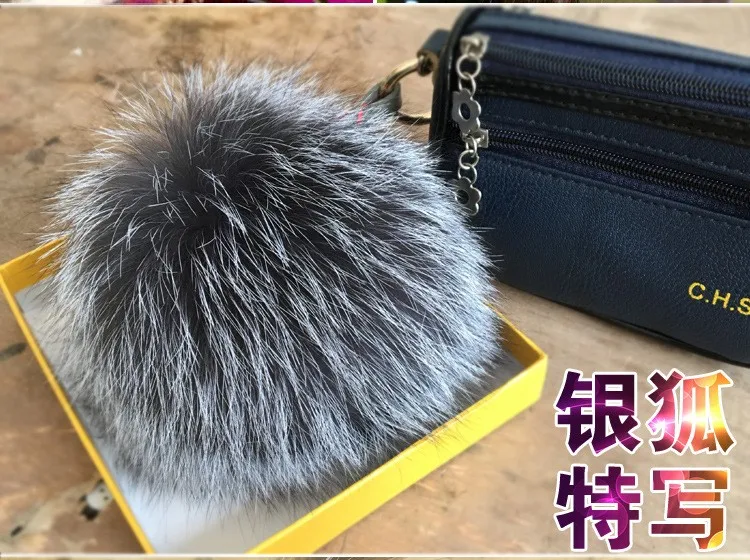Fox fur pom poms (4)