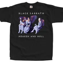 Black Sabbath-Heaven and Hell, Обложка альбома, футболка DTG S-3XL, новинка, модная футболка для мужчин