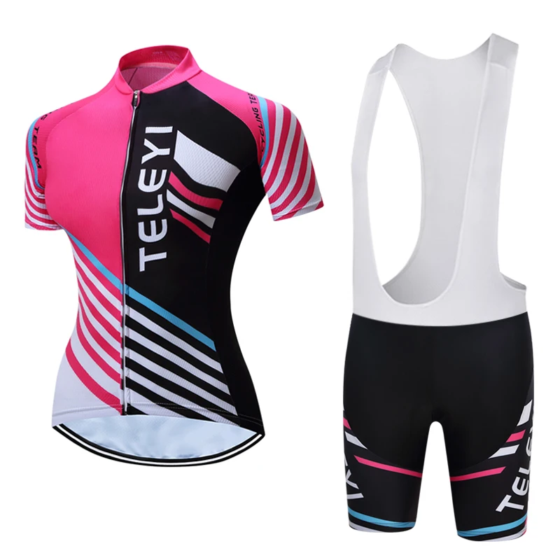 2020 Summer Women MTB Bike Cycling Clothing Breathable Mountian Bicycle Clothes Ropa Ciclismo Quick-Dry Cycling Jersey Sets