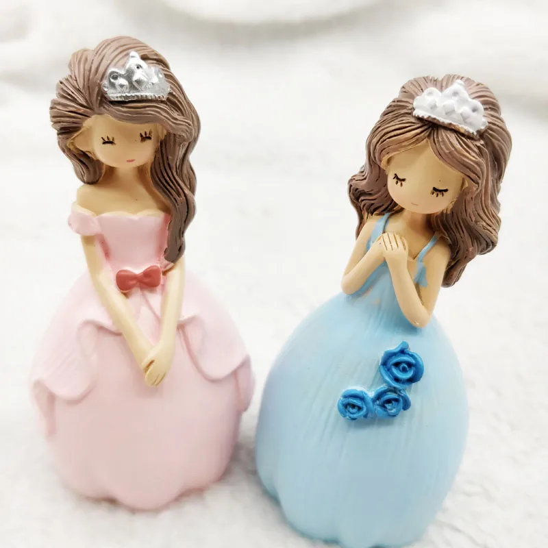 

Cute princess cake topper girl happy birthday cake decoration wedding party anniversary valentine's day Baby shower home decor