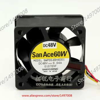 

Sanyo Denki 9WP0648H4D01 DC 48V 0.04A 3-Wire 60x60x25mm Server Cooling Fan