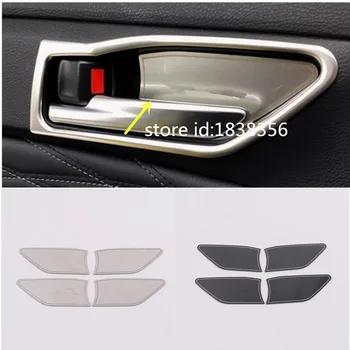 

For Toyota Avalon XX50 2018 2019 2020 Car Style Cover Stick Trim Stainless Steel Door Inner Handle Bowl Frame Lamp Panel 4pcs