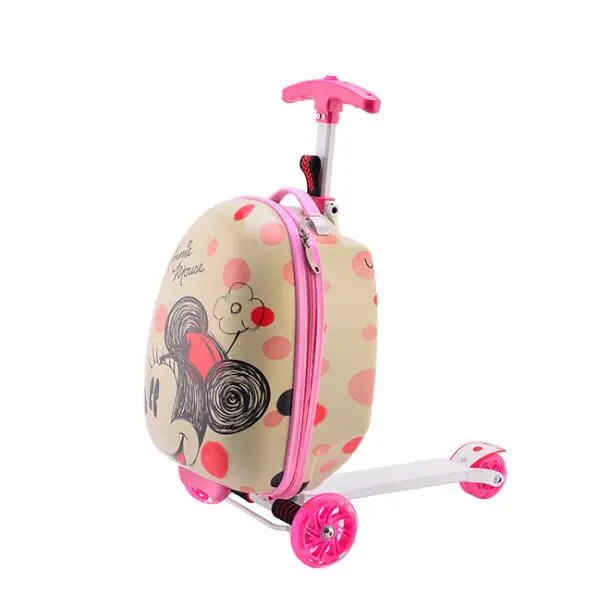 Carrylove милый ребенок носить на путешествия скутер чемодан маленький Дорожный чемодан для детей - Цвет: 6