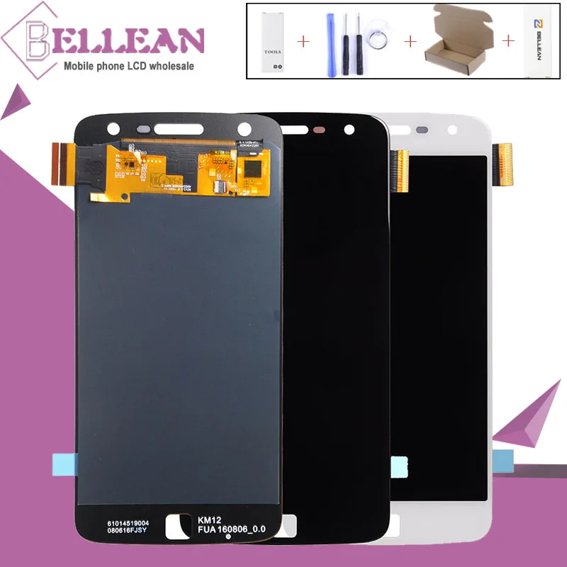 

HH Replacement For MotoRola XT1635 LCD For Moto Z Play LCD Display With Touch Screen Digitizer Panel Assembly Free Shipping+Tool