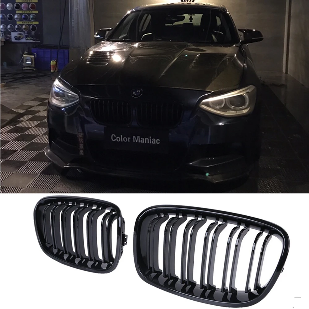 Глянцевая черная решетка Ricoy для хэтчбека Bmw 2011 2014 F20 F21 118i 120i 140i 2 Спортивная
