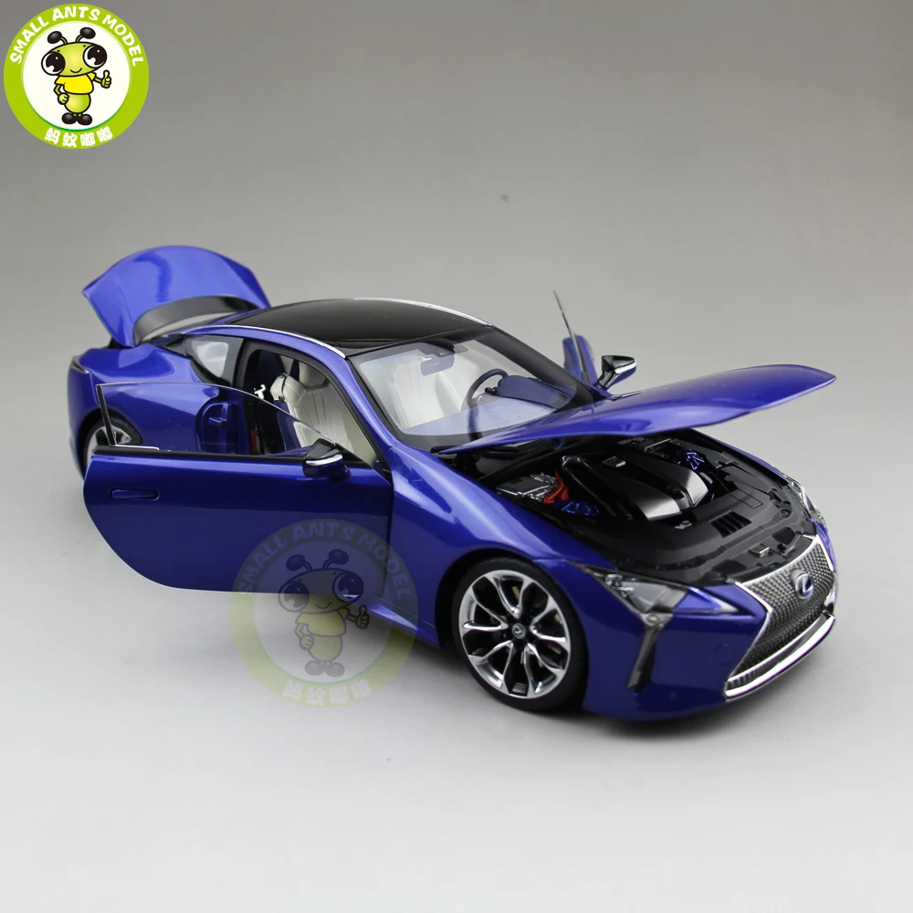 1/18 LC 500h гоночный спортивный автомобиль литой под давлением Модель автомобиля игрушки для детей коллекция хобби подарок синий цвет